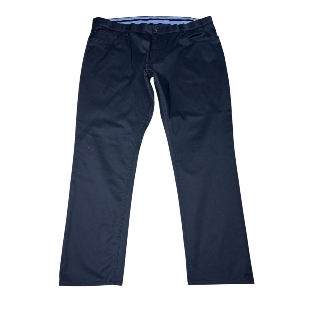 Brooks Brothers Advantage Chino Stretch Light Weight Pants Mens W40 L30 Navy